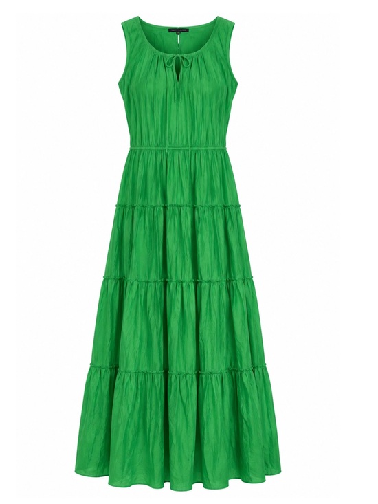 Lauren Ralph Lauren Dresses & Skirts - Lauren Ralph Lauren Green Sleeveless Tiered Maxi Dress